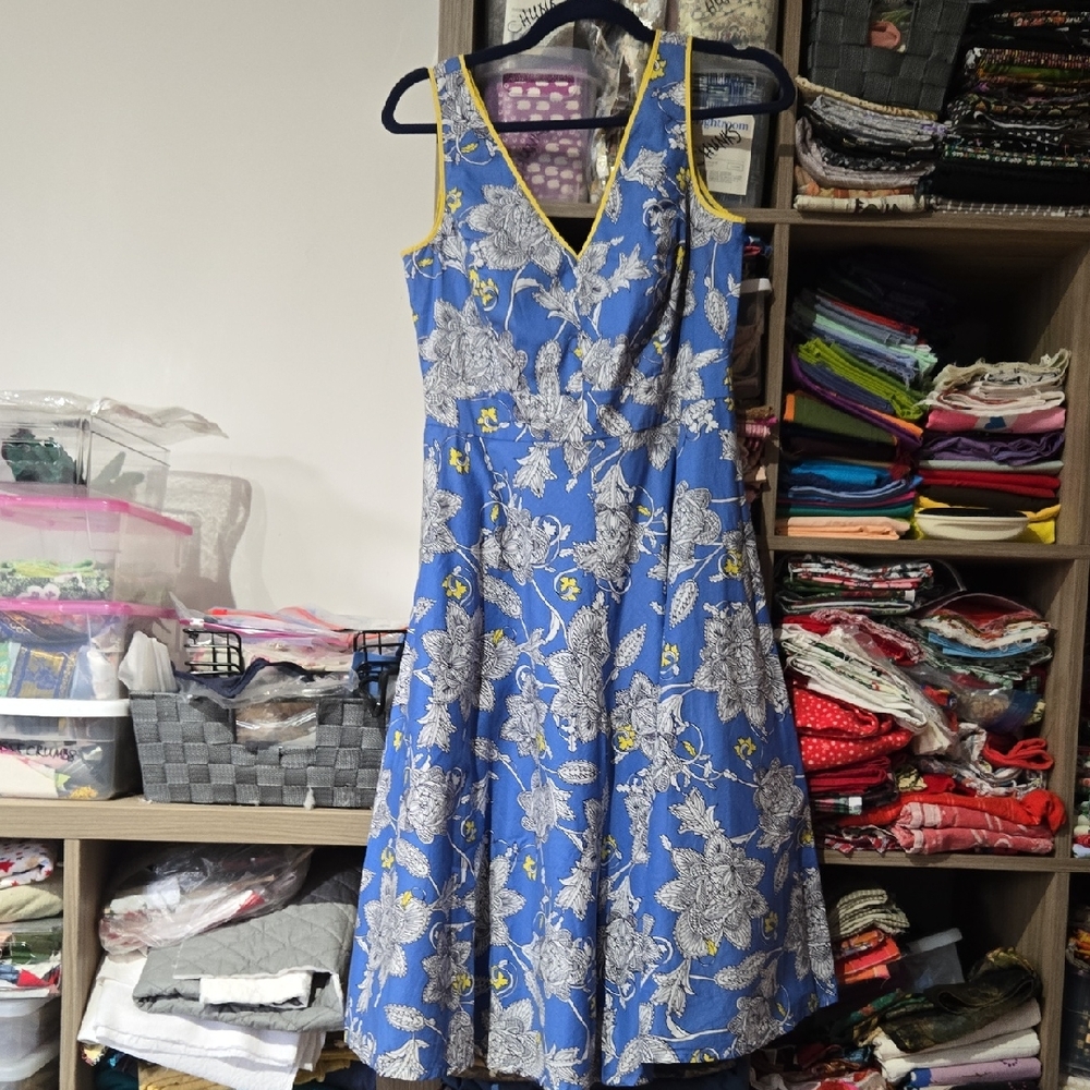 Boden Retro Sundress, Midi Length, Size US8R/UK12R